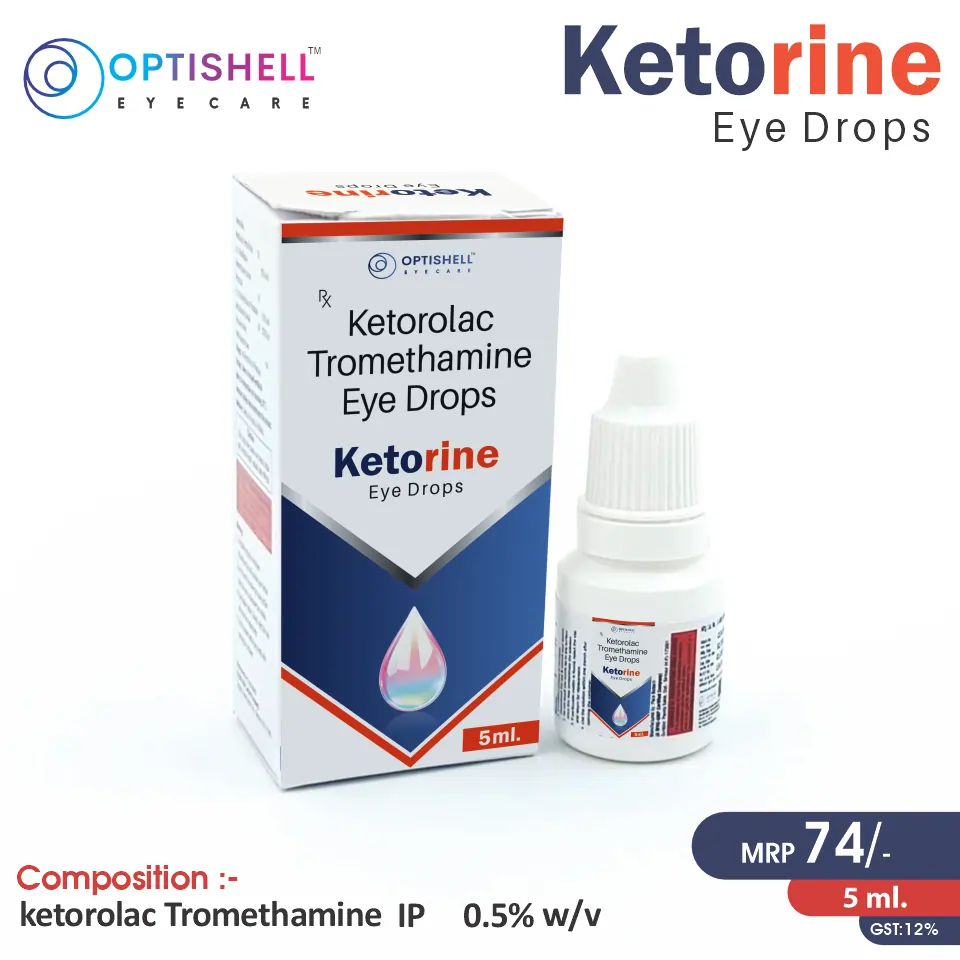 Ketorolac 0.5% Eye Drops at Best Price in PCD Pharma Franchise for Analgesic and Pain Relief.